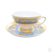 Набор чайных пар 220мл 6шт Imperial Blue Gold Falkenporzellan
