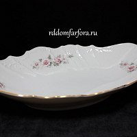 Блюдо для хлеба 34см Серая роза ZL Bernadotte