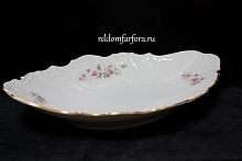 Блюдо для хлеба 34см Серая роза ZL Bernadotte