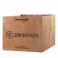 Пакет подарочный 29*36*36 крафт 