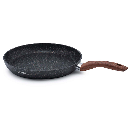 Сковорода 30см с ручкой Granit ultra Blue Kukmara