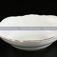 Набор салатников 16см 6шт Белый узор Bernadotte