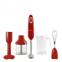 Блендер погружной Smeg красный Стиль 50-х гг