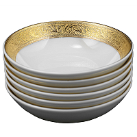 Набор розеток 11см 6шт Constanza Creme Gold 9349 Falkenporzellan