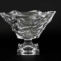 Фруктовница 29,5см на ножке Flamenko Aurum Crystal