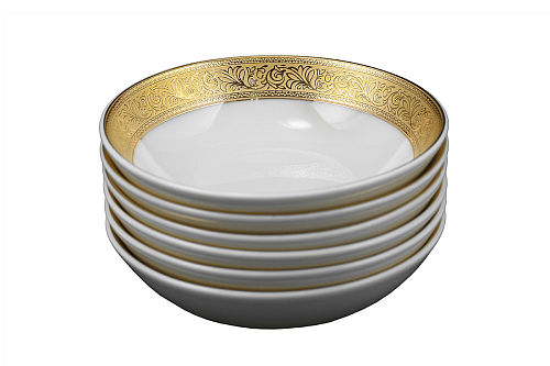 Набор розеток 11см 6шт Constanza Creme Gold 9349 Falkenporzellan