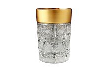 Набор стаканов 180мл 6шт хрусталь с золотом Фелиция Crystal HeArt