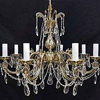 Люстра 8 рожковая патина Royal Bohemia