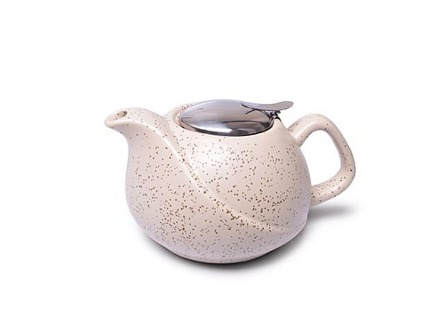 Чайник заварочный 750мл Белый песочный (керамика)
