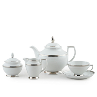 Сервиз чайный 6пер 17пр Constanza Platin 9209 Falkenporzellan