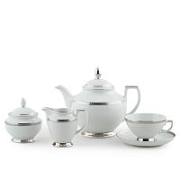 Сервиз чайный 6пер 17пр Constanza Platin 9209 Falkenporzellan