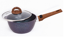 Ковш 2,2л со с/ручкой со стекл. крышкой Granit Ultra Blue