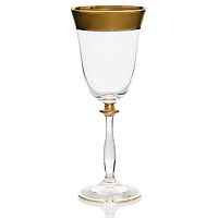 Набор фужеров 250мл 6шт Анжела Матовая полоса AS Crystal