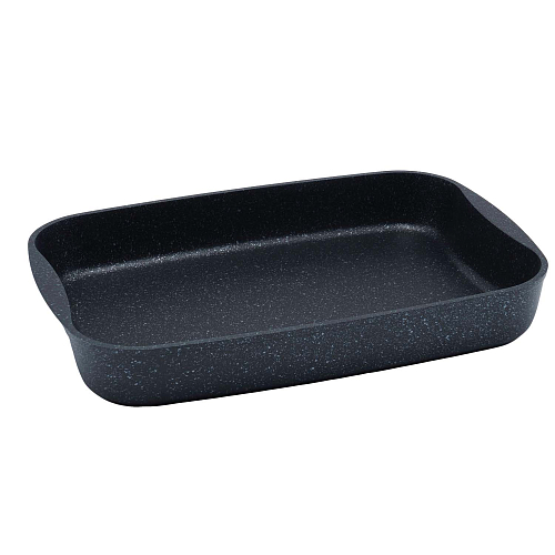 Противень 365*260*55мм Темный мрамор Кукмара