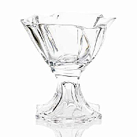 Конфетница 19,5см на ножке Neptune Crystalite Bohemia
