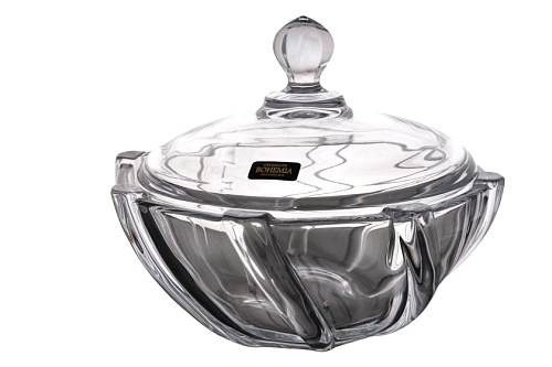 Конфетница 19см с крышкой Infinity Crystalite Bohemia