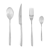 Набор столовых приборов 24пр Glamour Shine Steel Domus Design