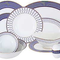 Сервиз столовый 6 пер 27пр Адмиралтейский Midori Anna Lafarg