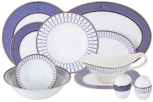 Сервиз столовый 6 пер 27пр Адмиралтейский Midori Anna Lafarg