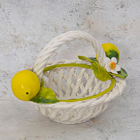 Корзинка декоративная 20см Лимоны Orgia