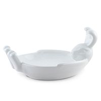 Блюдо 21см Зайка белый Доляна 