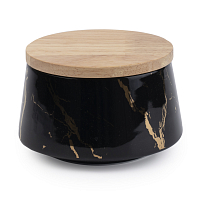 Банка для сыпучих продуктов 300мл черная