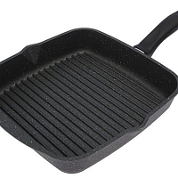 Сковорода гриль квадр 26*26см со с/крышкой Гранит Star Мечта