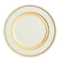 Блюдо круглое 30см Constanza Creme Gold 9321 Falkenporzellan 