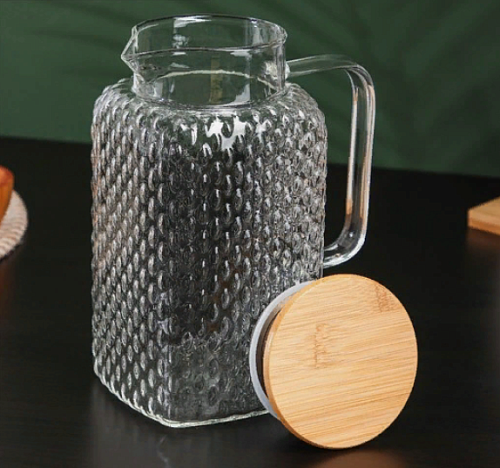 Кувшин с крышкой 1,5л Эко BellaTenero 