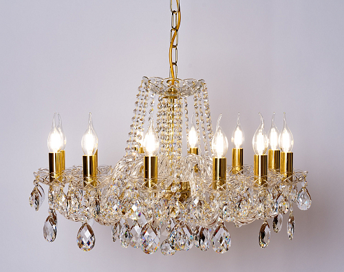 Люстра 12 рожковая золото Royal Bohemia Люстра 12 рожковая золото Royal Bohemia