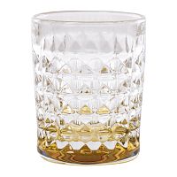 Набор стаканов 230мл 6шт Diamond Amber Crystalite Bohemia