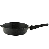 Сковорода 24см с/ручкой Granit Black Кукмара