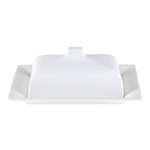 Масленка с крышкой 21см Royal White Tudor