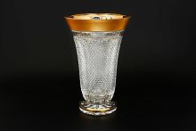 Ваза 305мл хрусталь с золотом Max Crystal