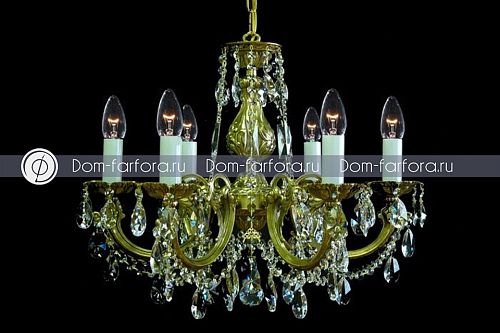 Люстра 6 рожковая патина Royal Bohemia