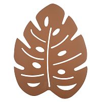 Салфетка сервировочная на стол 46*35см Лист коричневый