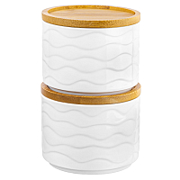 Набор банок для хранения 250мл 2шт Айсберг волны Elan Gallery