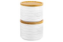 Набор банок для хранения 250мл 2шт Айсберг волны Elan Gallery