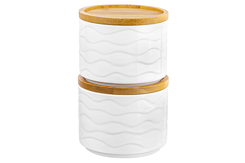 Набор банок для хранения 250мл 2шт Айсберг волны Elan Gallery