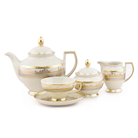 Сервиз чайный 6пер 15пр Constanza Cremе 9320 GP Falkenporzellan