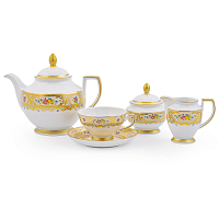 Сервиз чайный 6пер 15пр Vienna Creme Gold Falkenporzellan