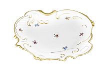 Салатник ракушка Мейсенский цветок Queen's Crown