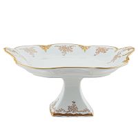 Поднос 32см квадратный с ручками с кошкой  Кастел Queen's Crown