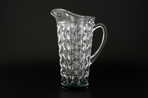 Графин 1,25л Diamond зеленый Crystalite Bohemia