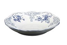 Салатник 25см Синие розы (3шт кор) Bernadotte