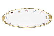 Селедочница 25см Мейсенский цветок Queen's Crown