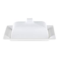 Масленка с крышкой 21см Royal White Tudor