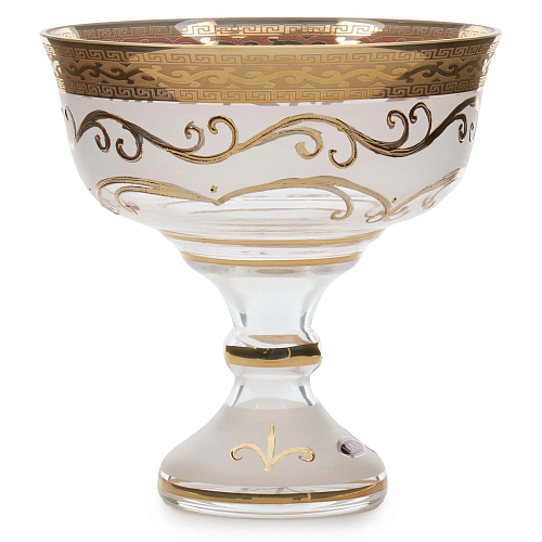 Конфетница 16см Simona золото Star Crystal