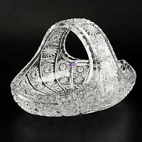 Корзинка 25,5см хрусталь 