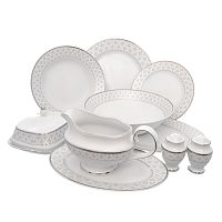 Сервиз столовый 6пер 25пр Repast Серебряная сетка